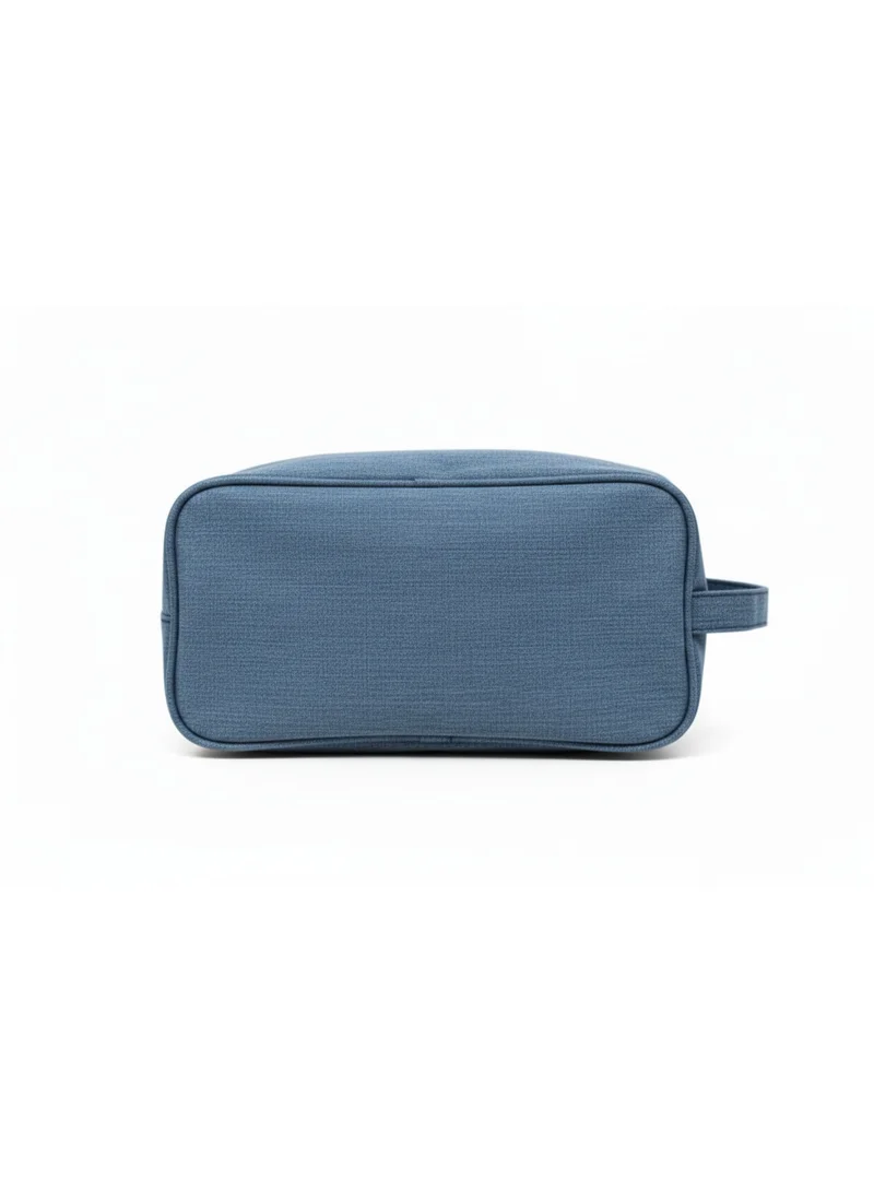 David Jones David Jones Men’s Toiletry Bag Travel Organizer with Wrist Strap | Stylish & Durable Grooming Pouch | Color Blue